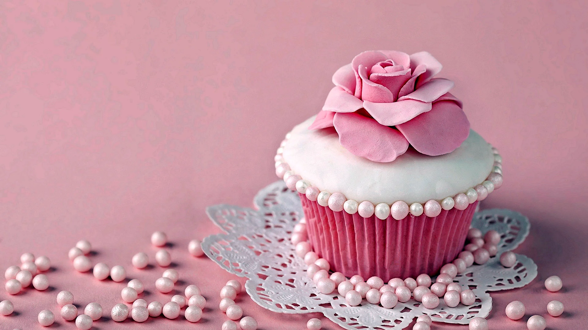 Pink Cake Wallpaper