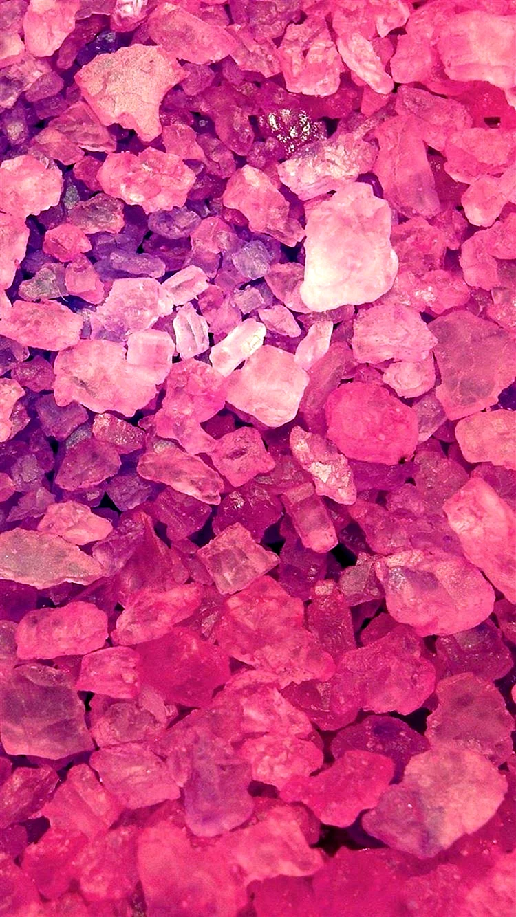 Pink Crystal Wallpaper For iPhone