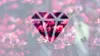 Pink Diamond Flower Background Wallpaper