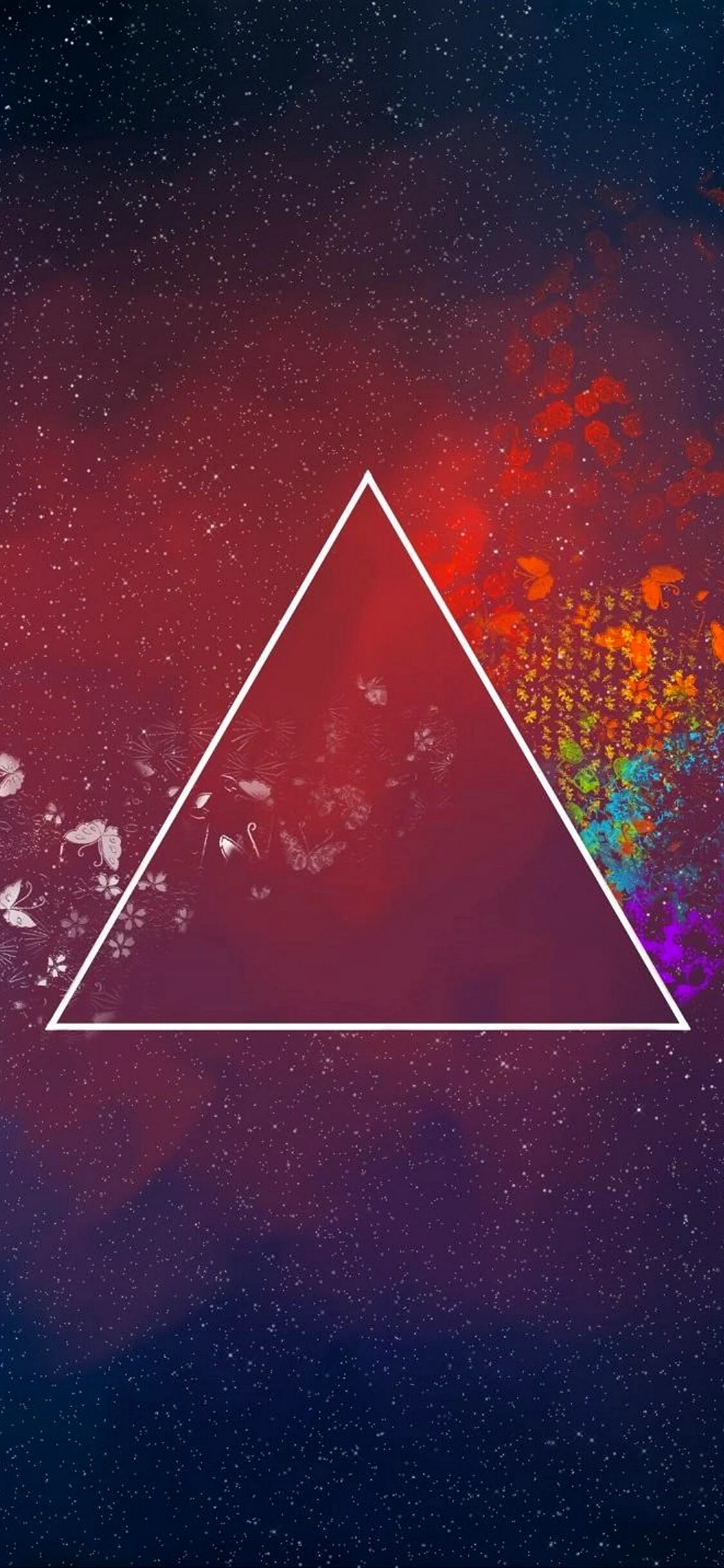 Pink Floyd Triangle Wallpaper for iPhone 11 Pro