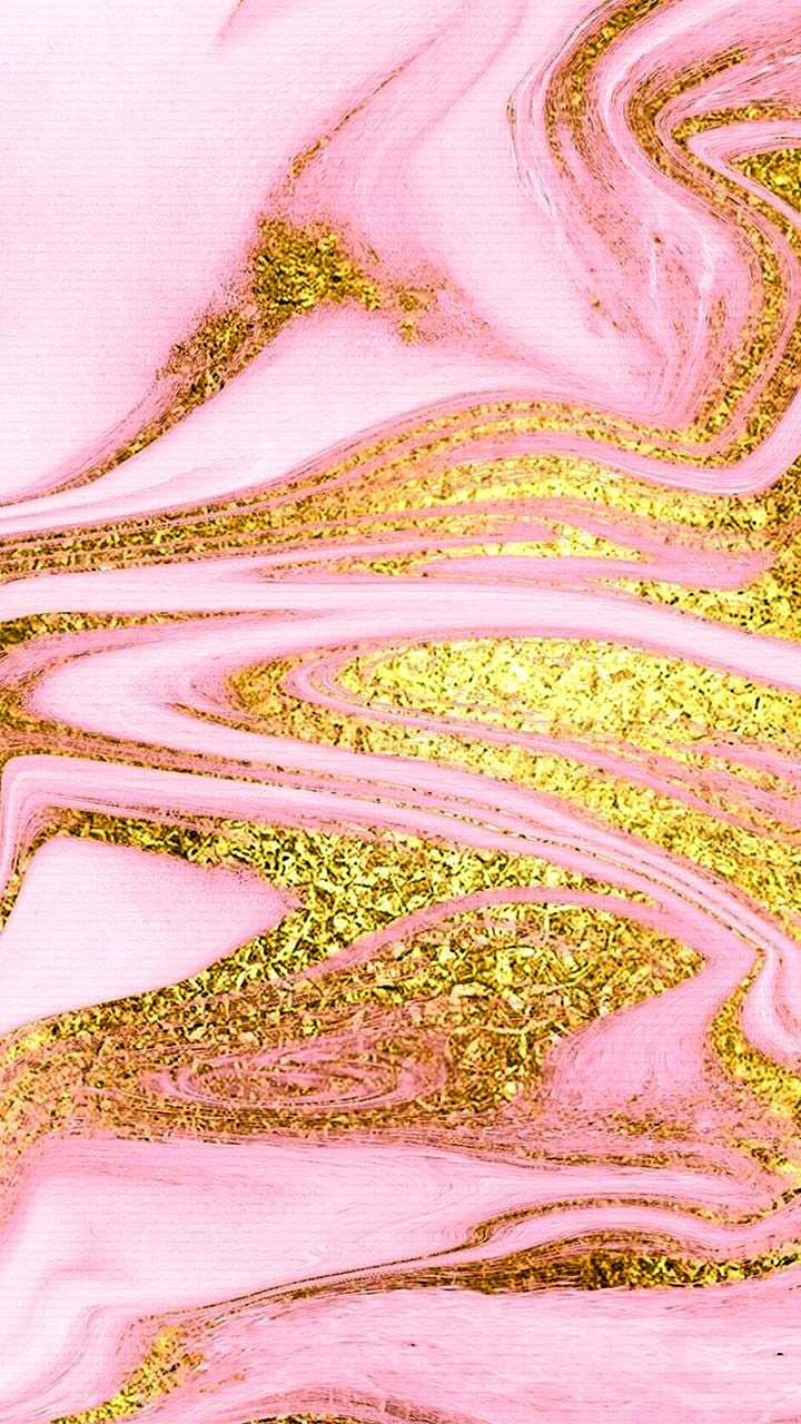 Pink Gold Marble Wallpaper
