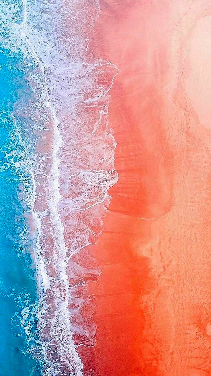 Pink Ocean Arts Wallpaper For iPhone