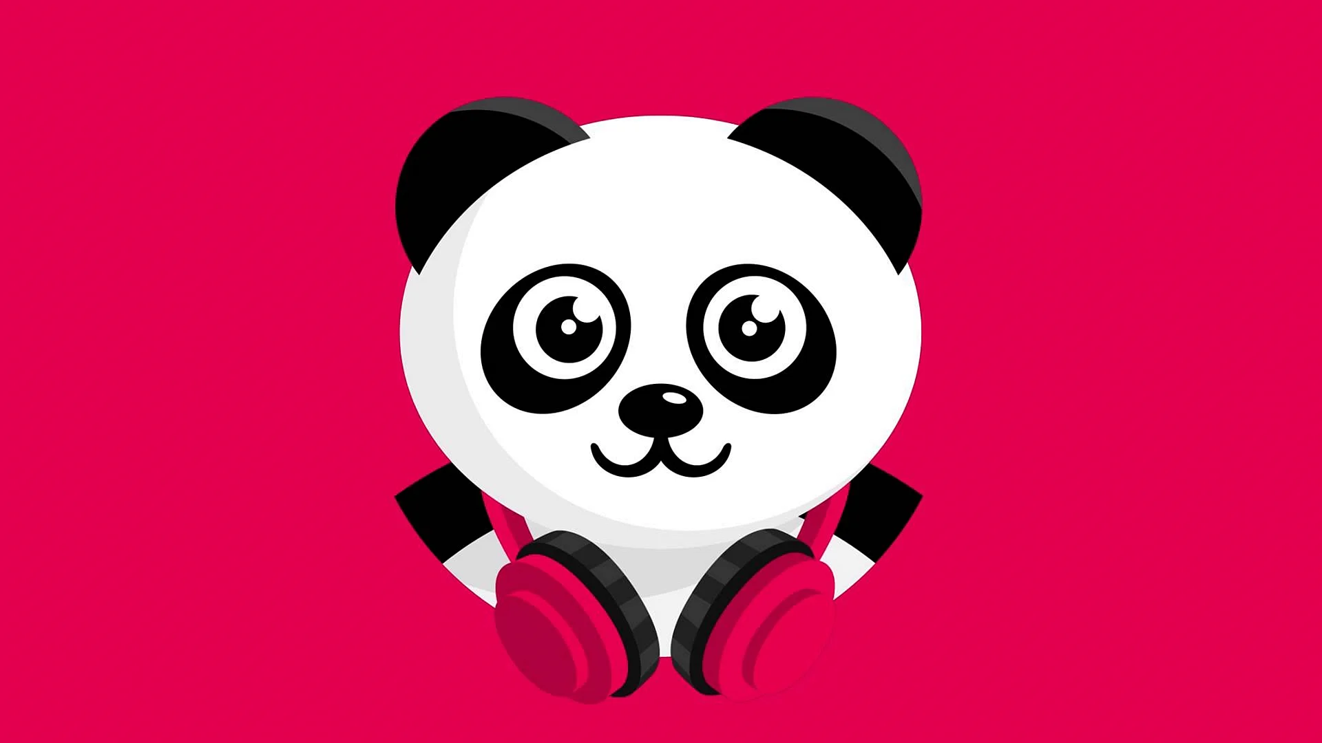 Pink Panda Wallpaper