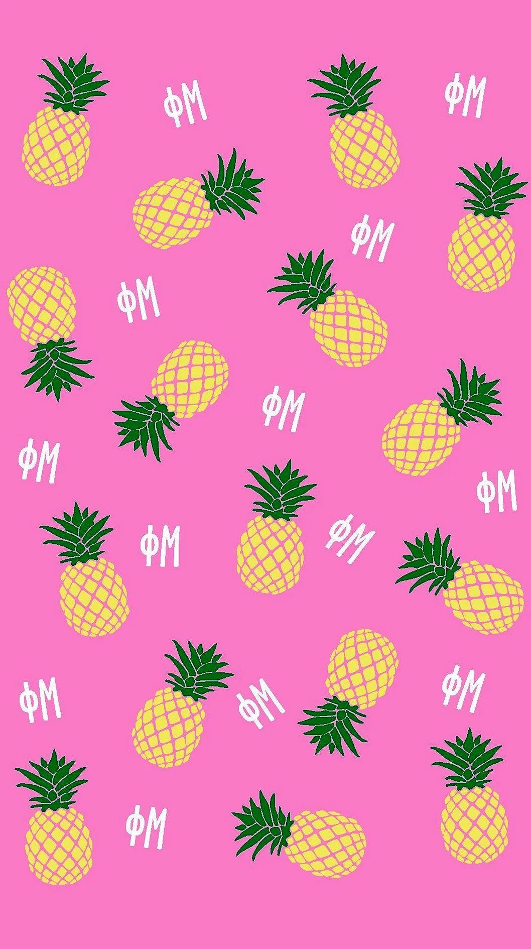 Pink Pineapple Animation Wallpaper For iPhone