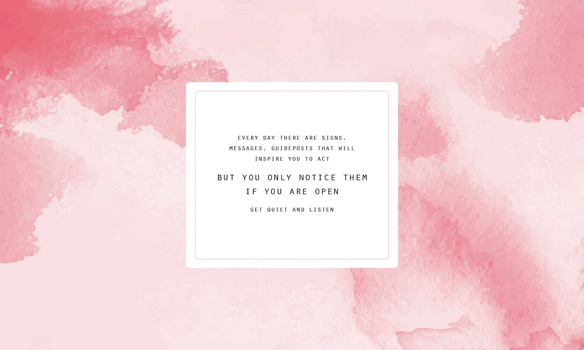 Pink Quotes Wallpaper