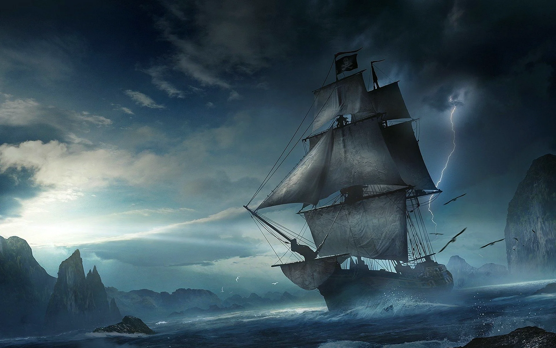 Pirate Ship Wallpaper