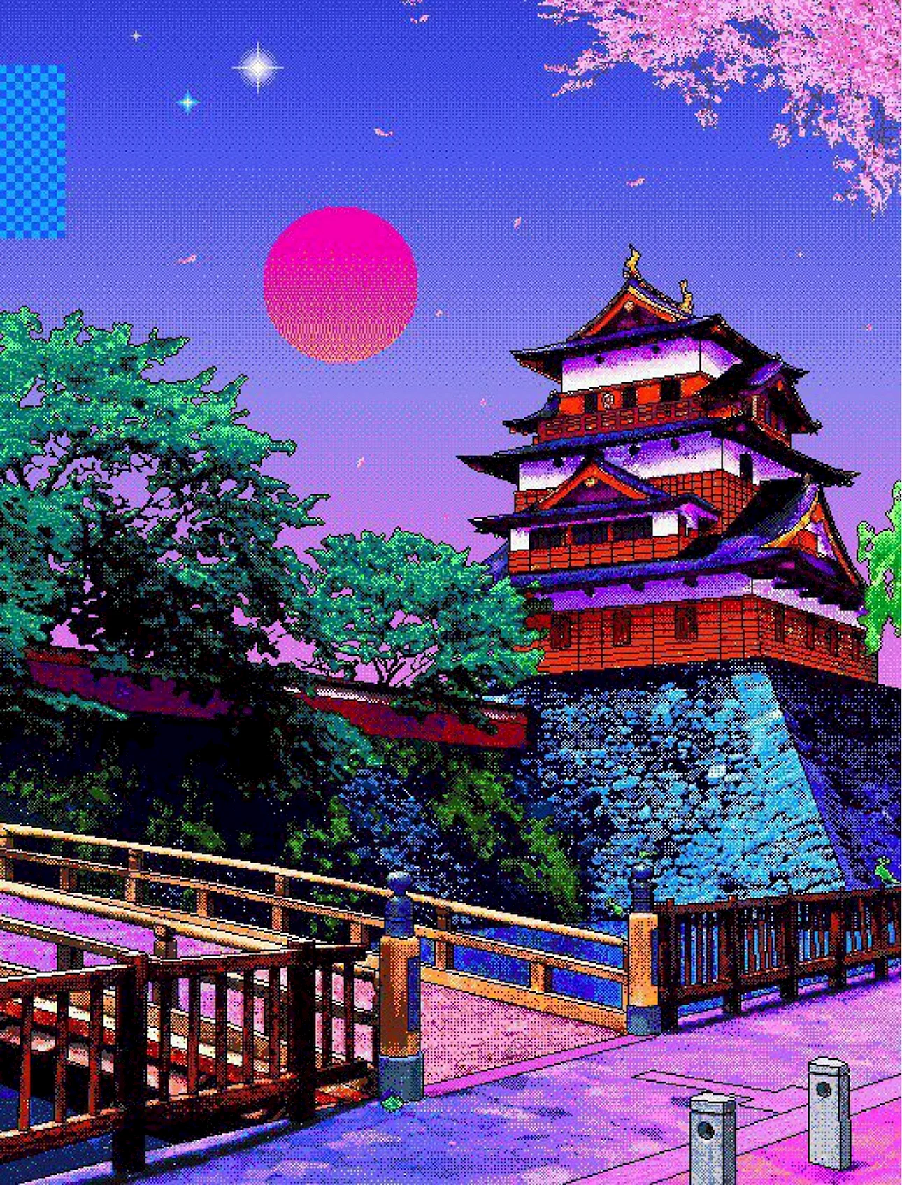 Pixel Wallpaper For iPhone