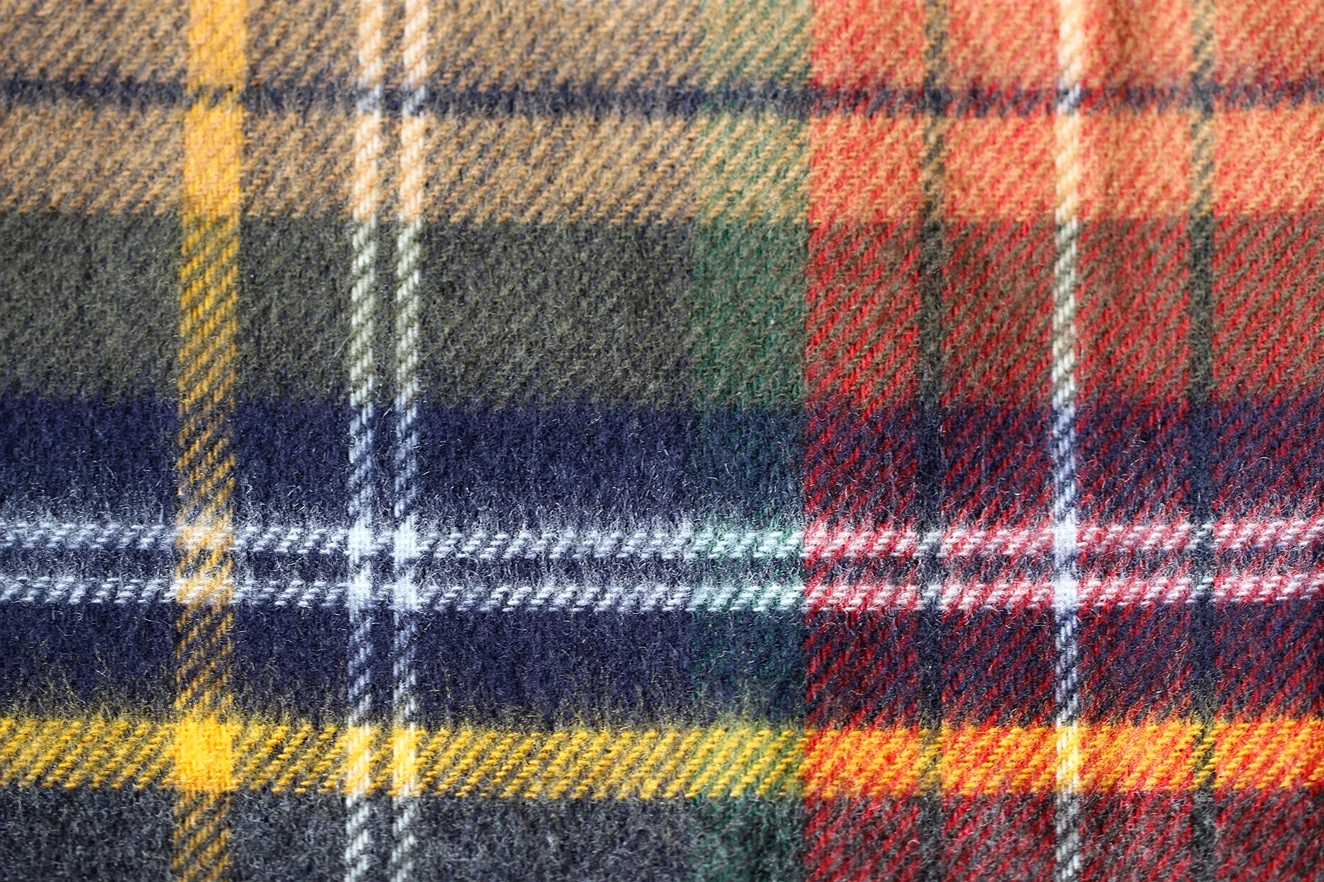 Plaid Fabric Wallpaper