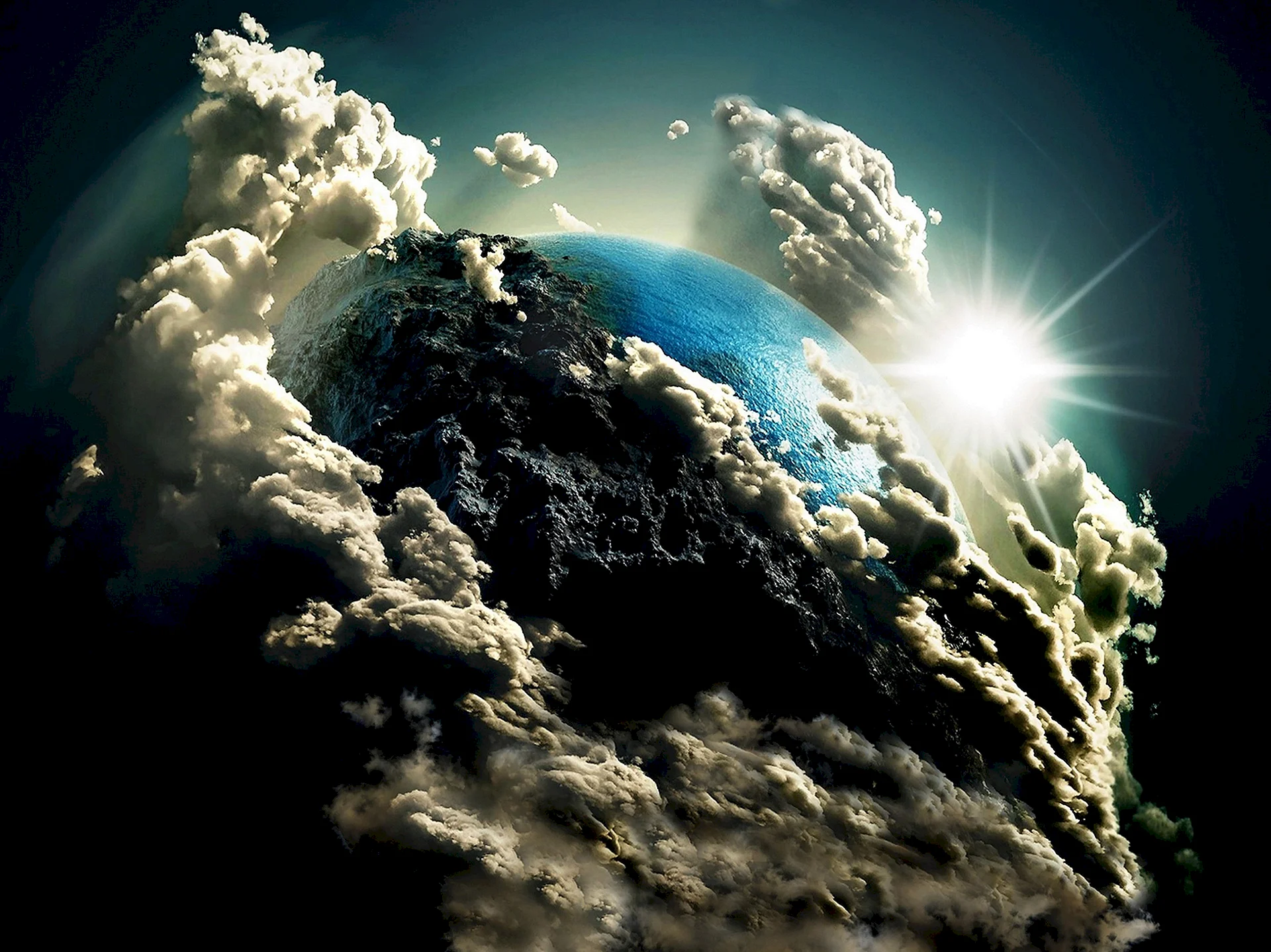 Какая самая сильная земля. Планета земля. О земле и космосе. Атмосфера земли. Космос облака.