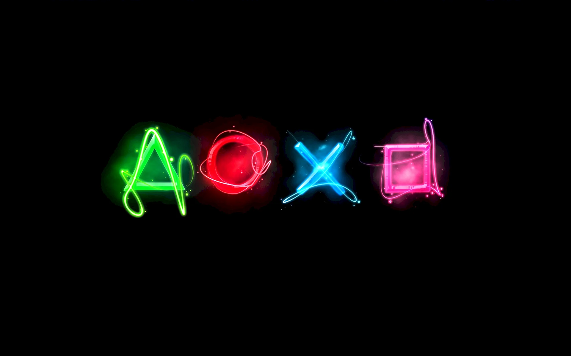 Playstation Neon Wallpaper