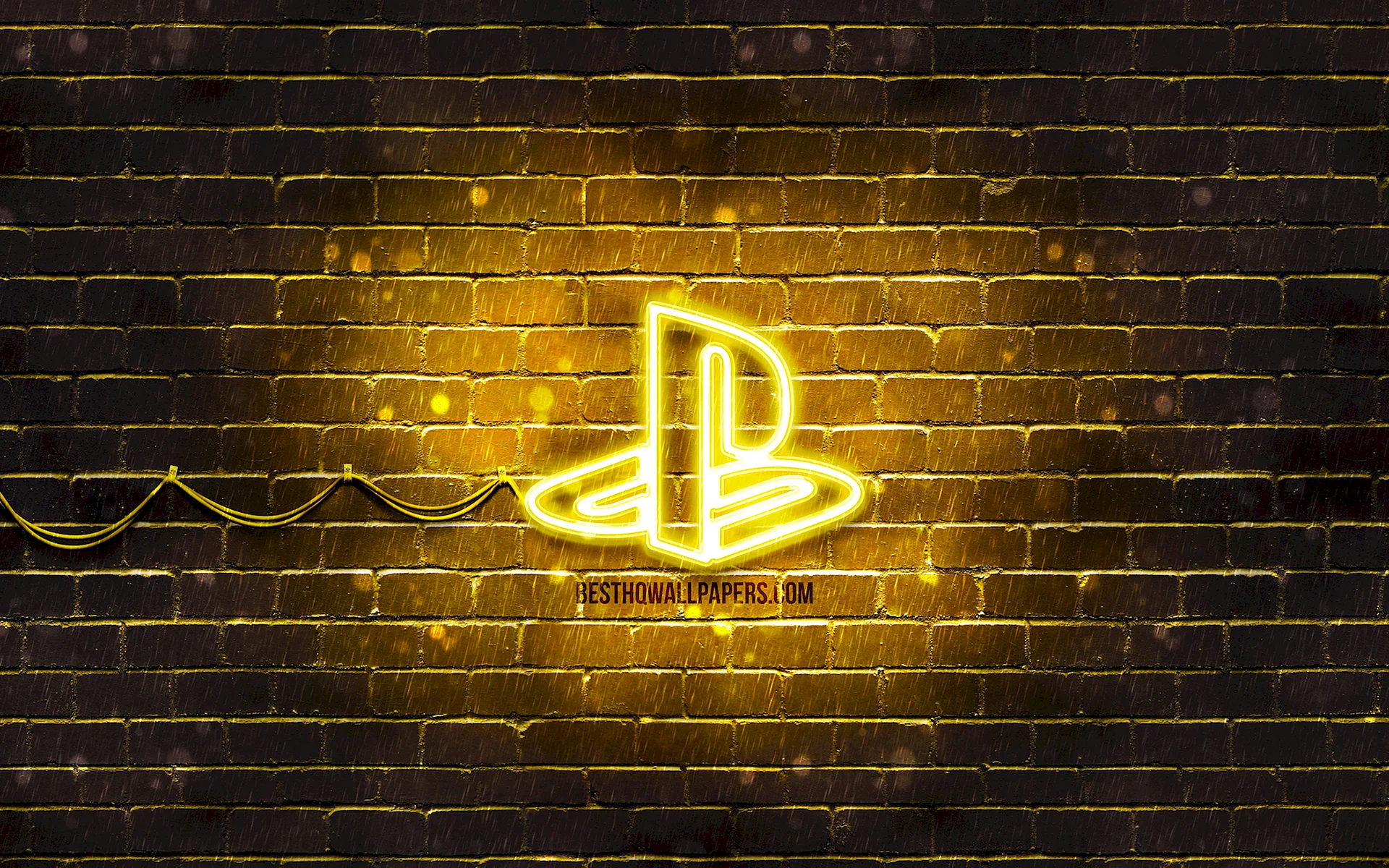 Playstation Neon Wallpaper