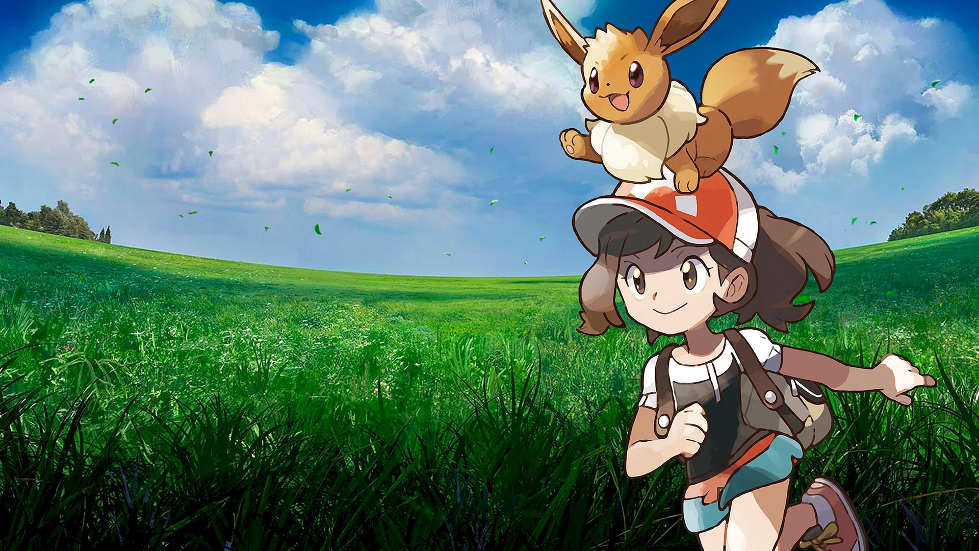 Let's art. Покемоны Мэй и иви. Pokémon: Let's go, Eevee!. Покемон Lets go Eevee. Покемон го арт.