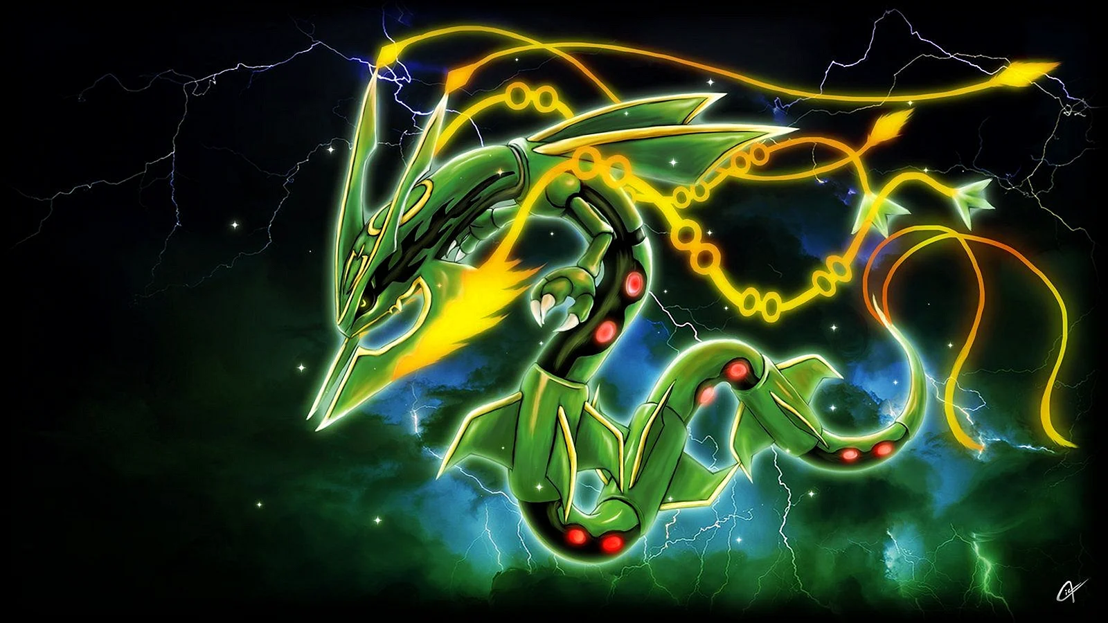 Pokemon Mega Rayquaza Wallpaper