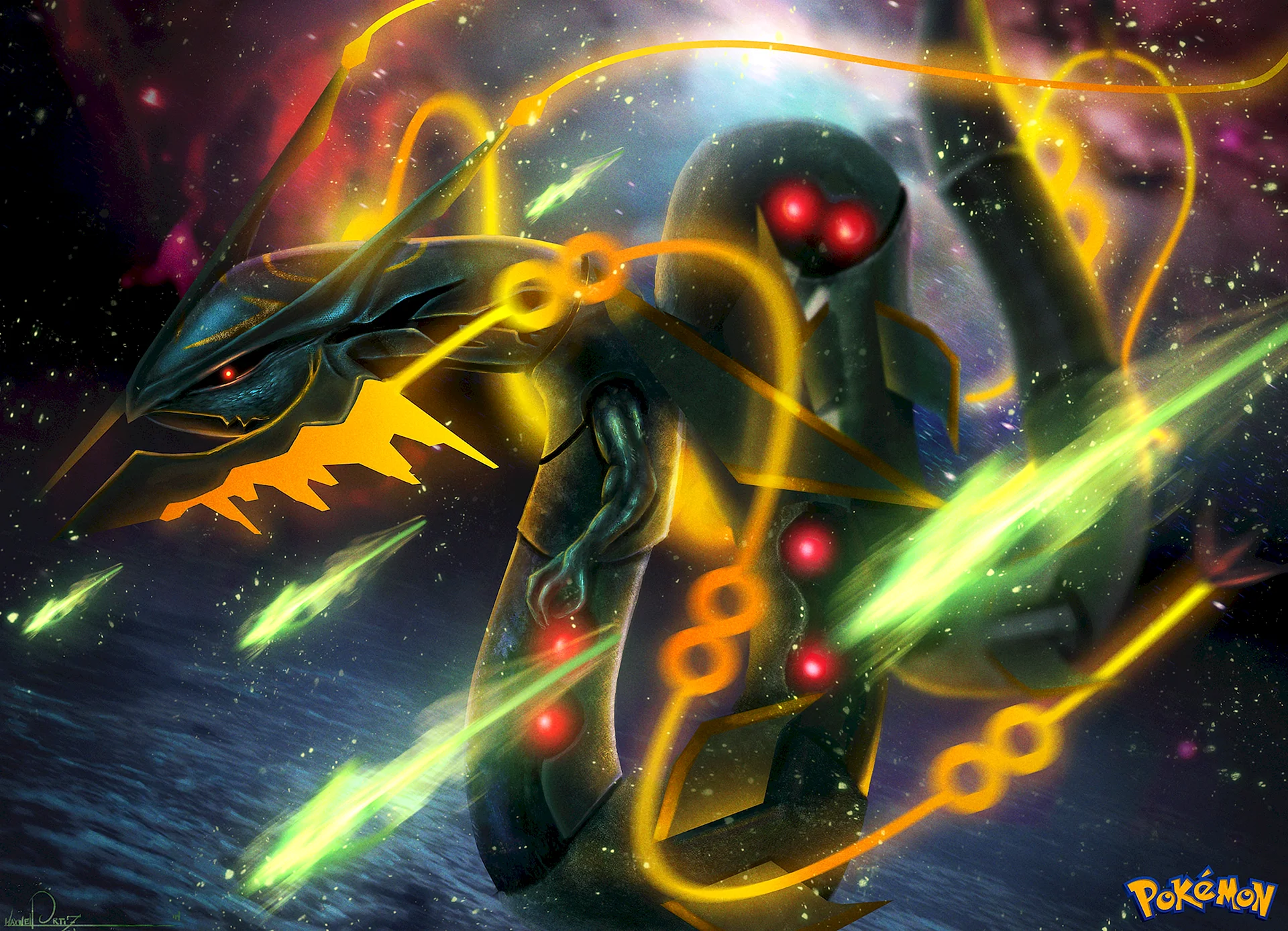 Pokemon Mega Rayquaza Wallpaper