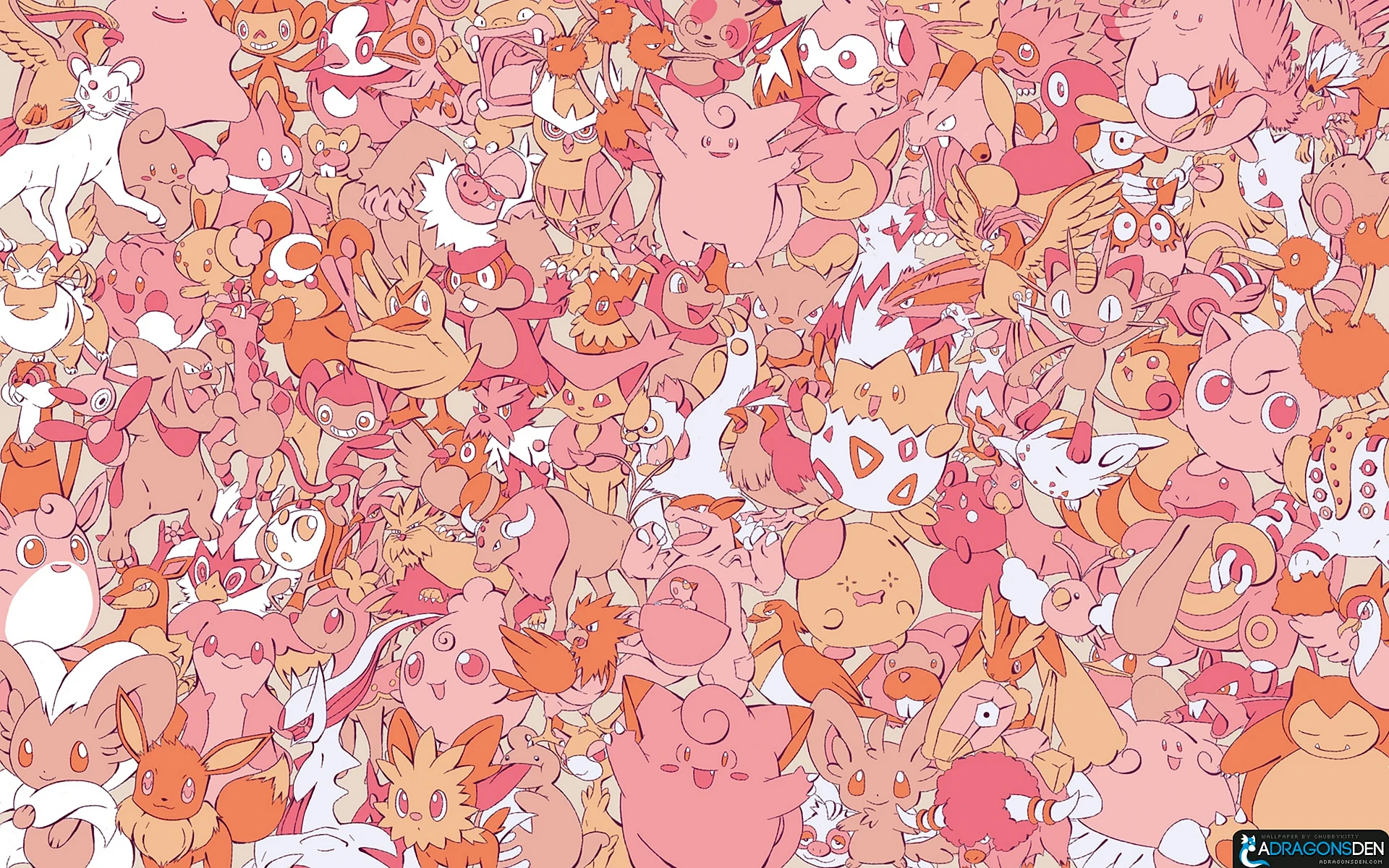 Pokemon Pattern Wallpaper