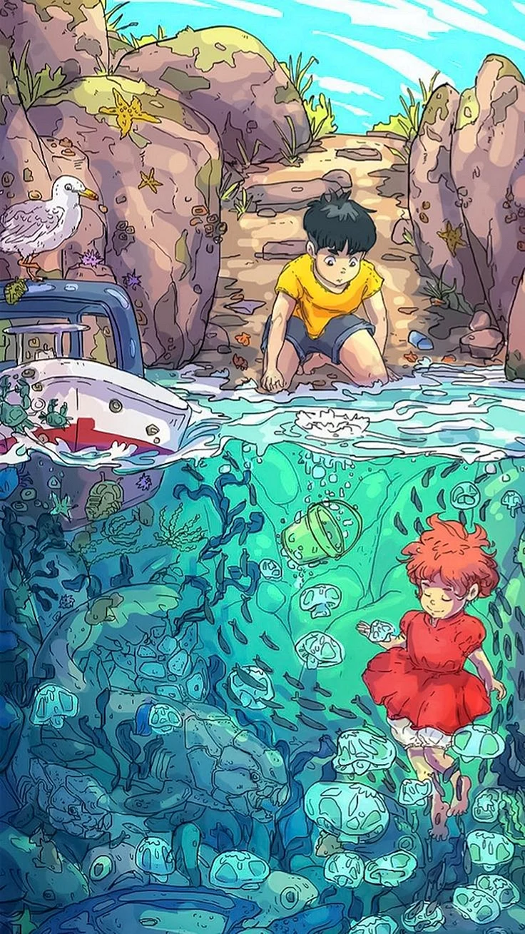 Ponyo Wallpaper For iPhone