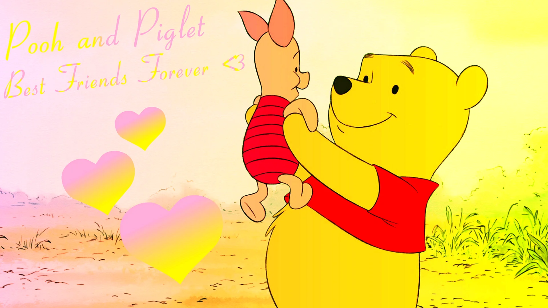 Pooh And Piglet Wallpaper