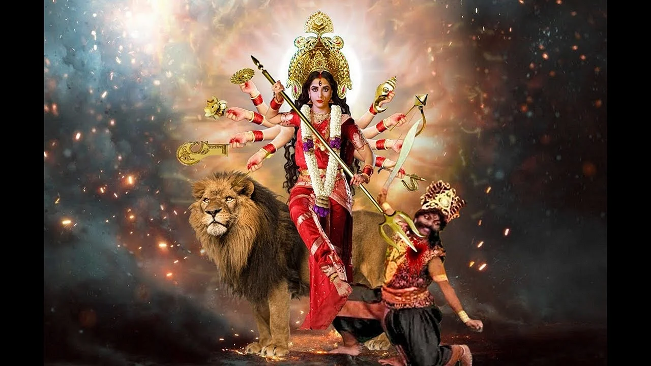 Pooja Sharma Durga Wallpaper