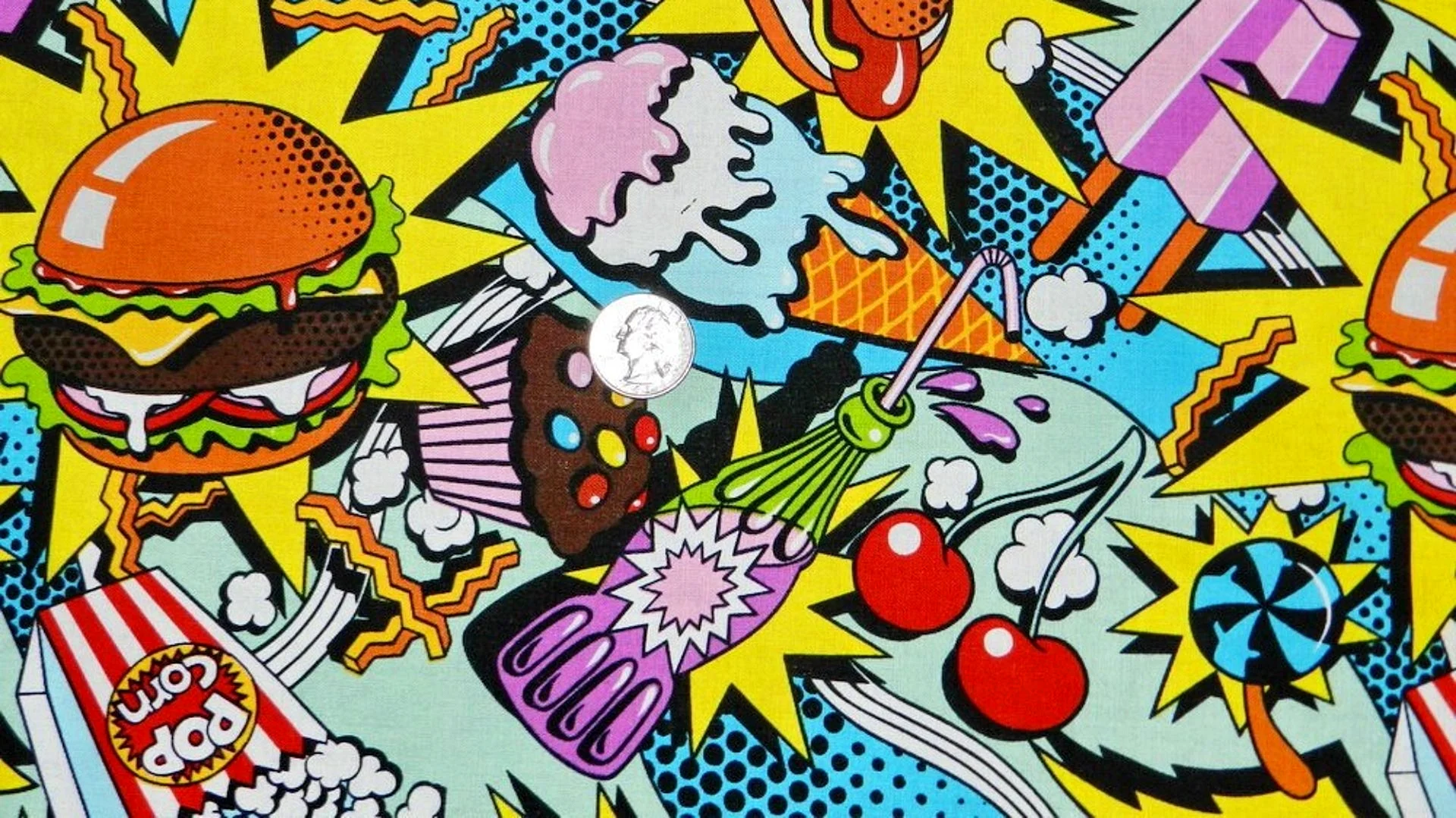 Pop Art Texture Wallpaper