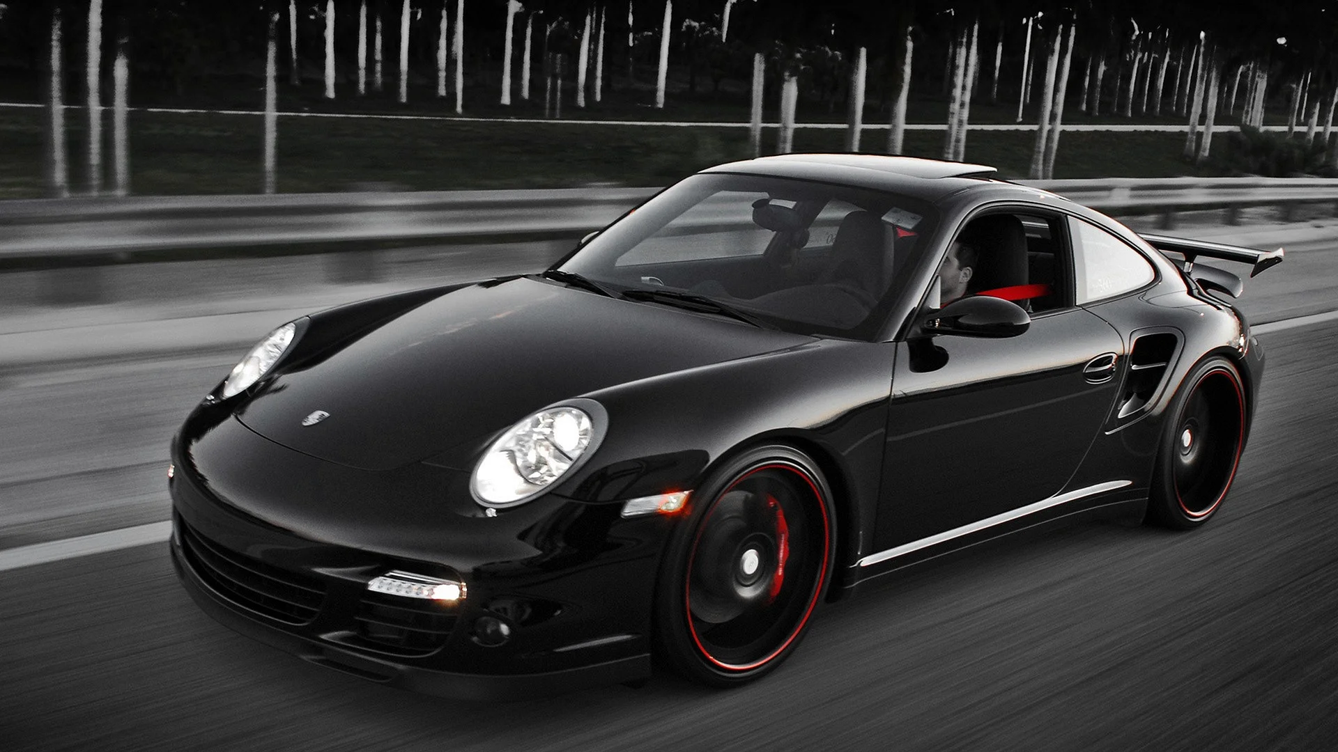 Porsche 911 Black Wallpaper