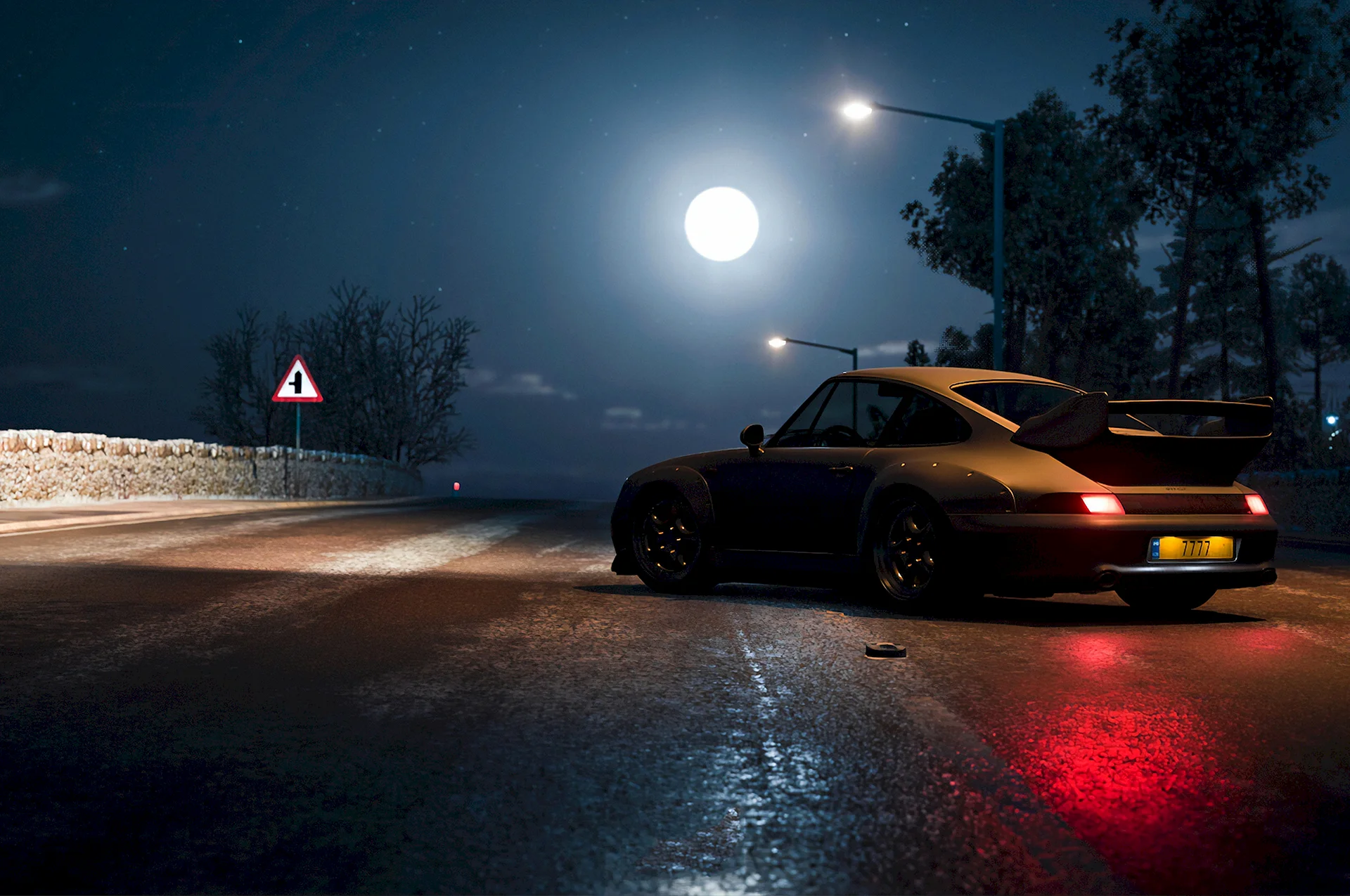 Porsche Night Wallpaper