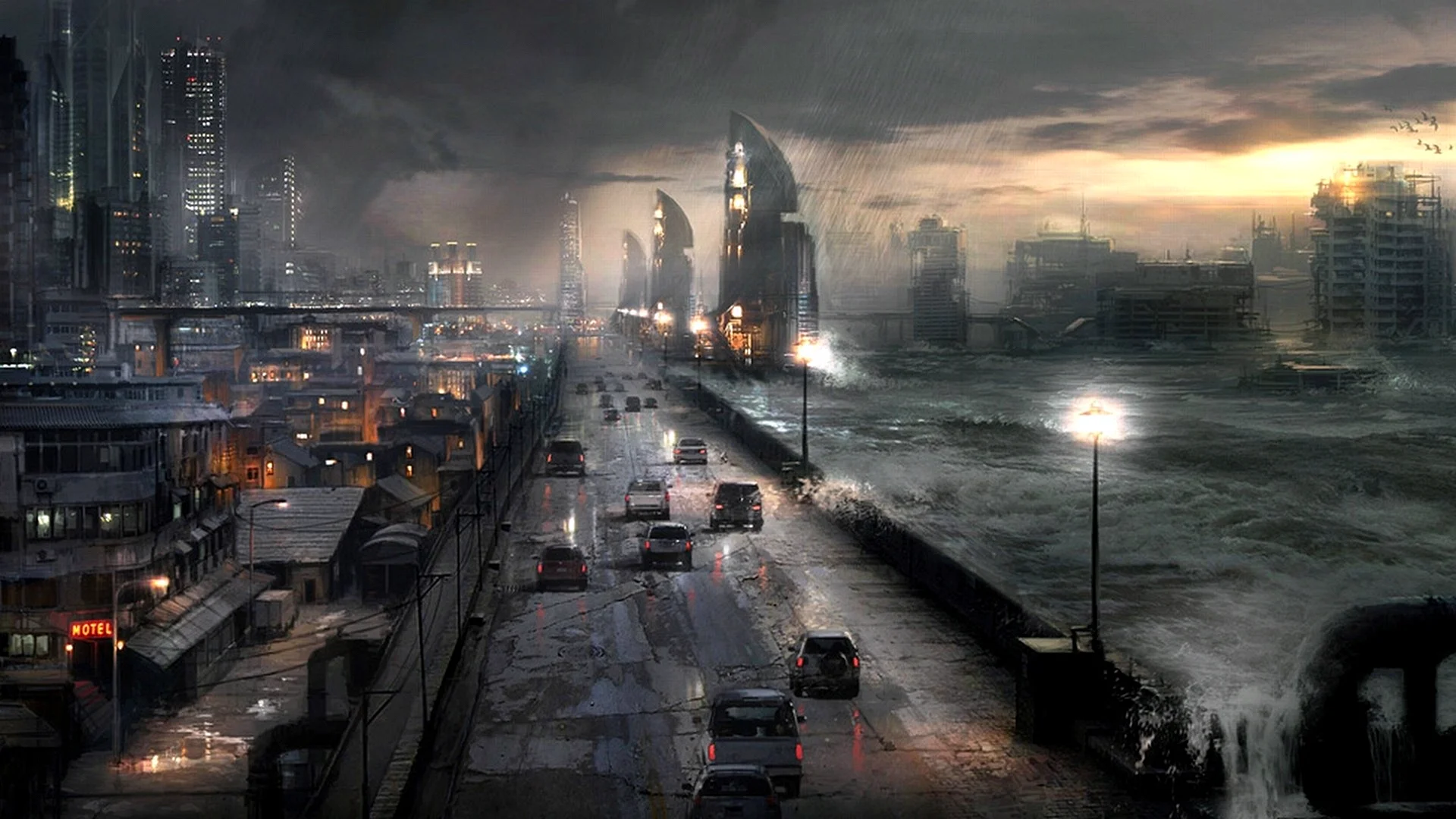 Post Apocalyptic City Wallpaper