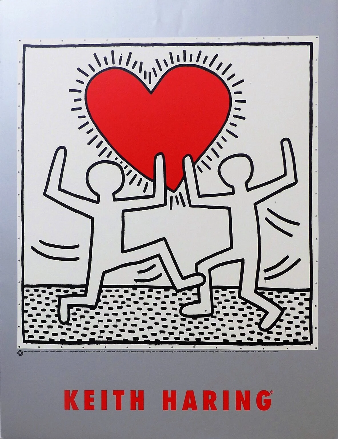 Poster Haring Wallpaper For iPhone