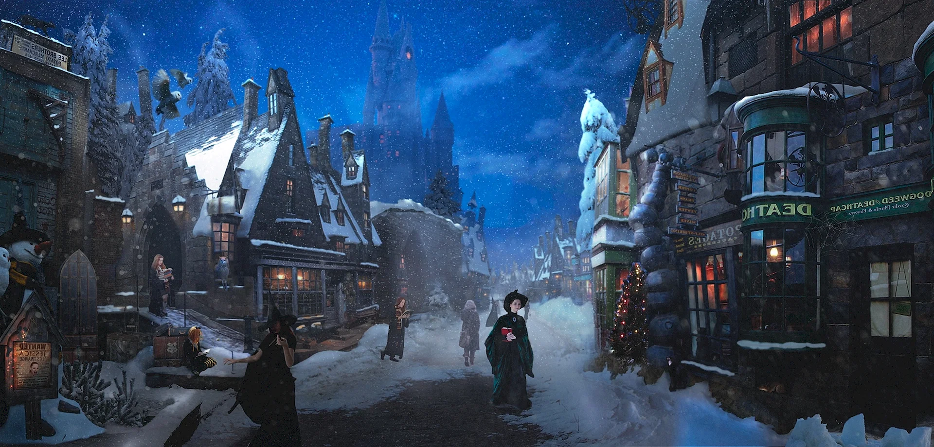 Pottermore Hogsmeade Wallpaper