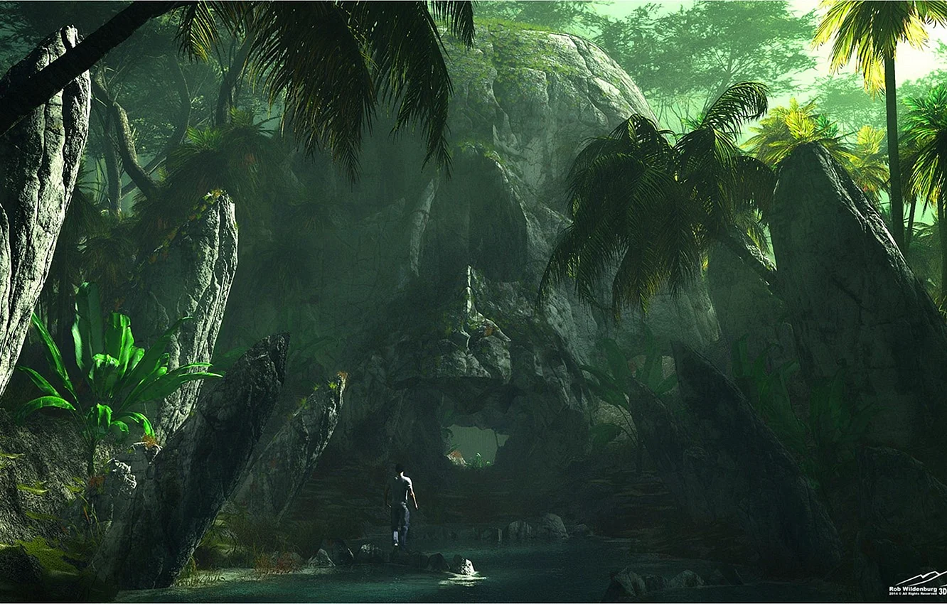 Prehistoric Jungle Wallpaper