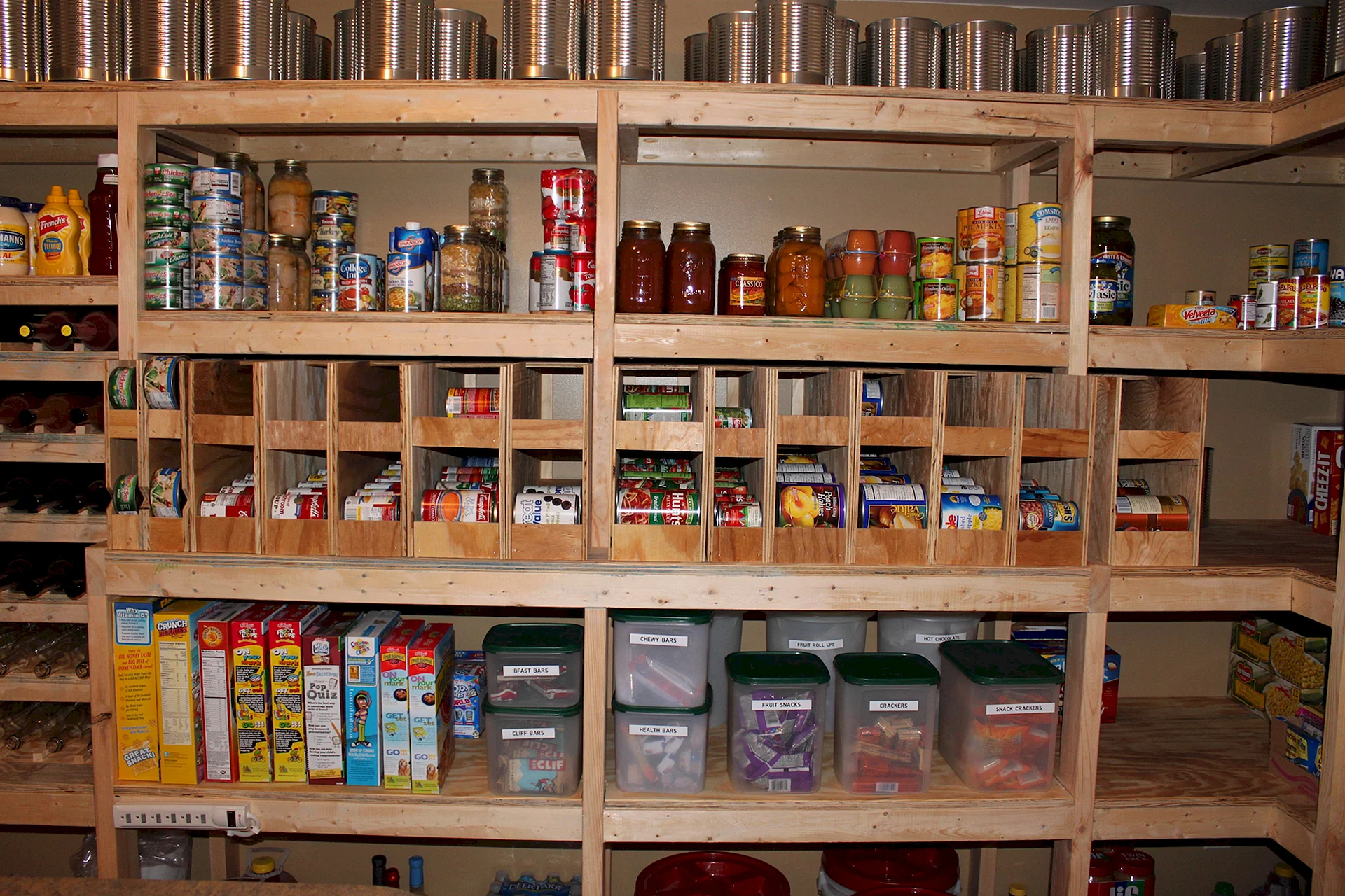 Prepper Pantry Wallpaper