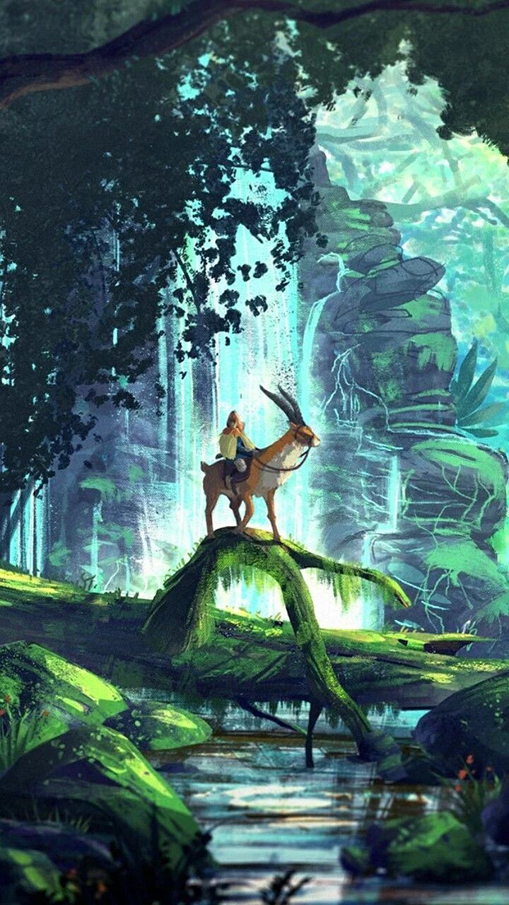 Princess Mononoke Forest God Wallpaper For iPhone