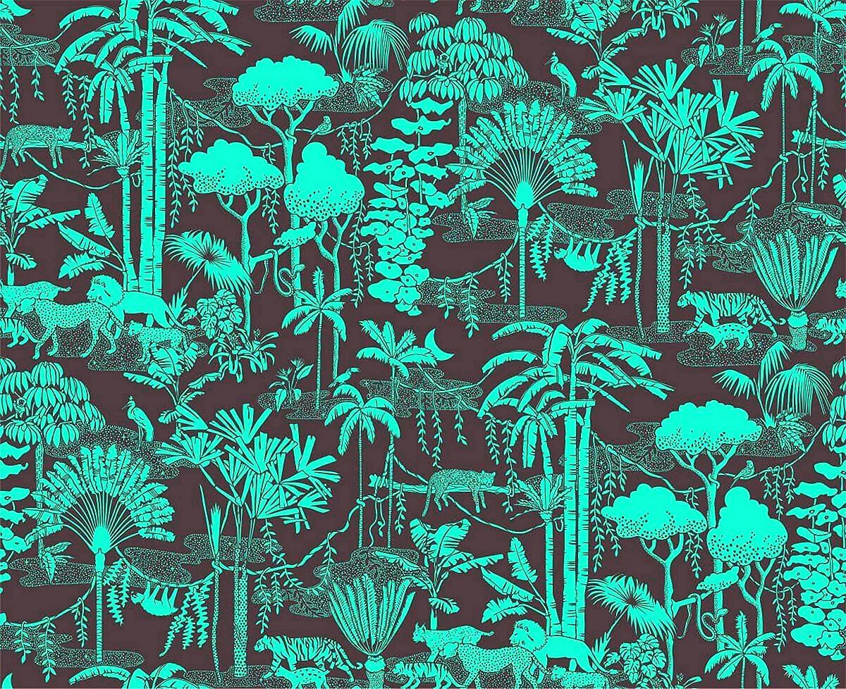 Print Green Wallpaper