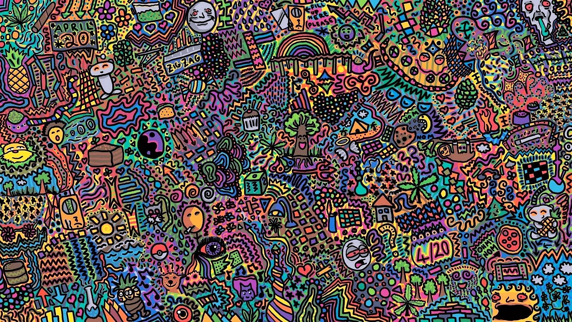 Psychedelic Art Wallpaper