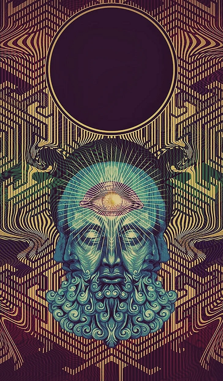 Psychedelic Art Wallpaper For iPhone