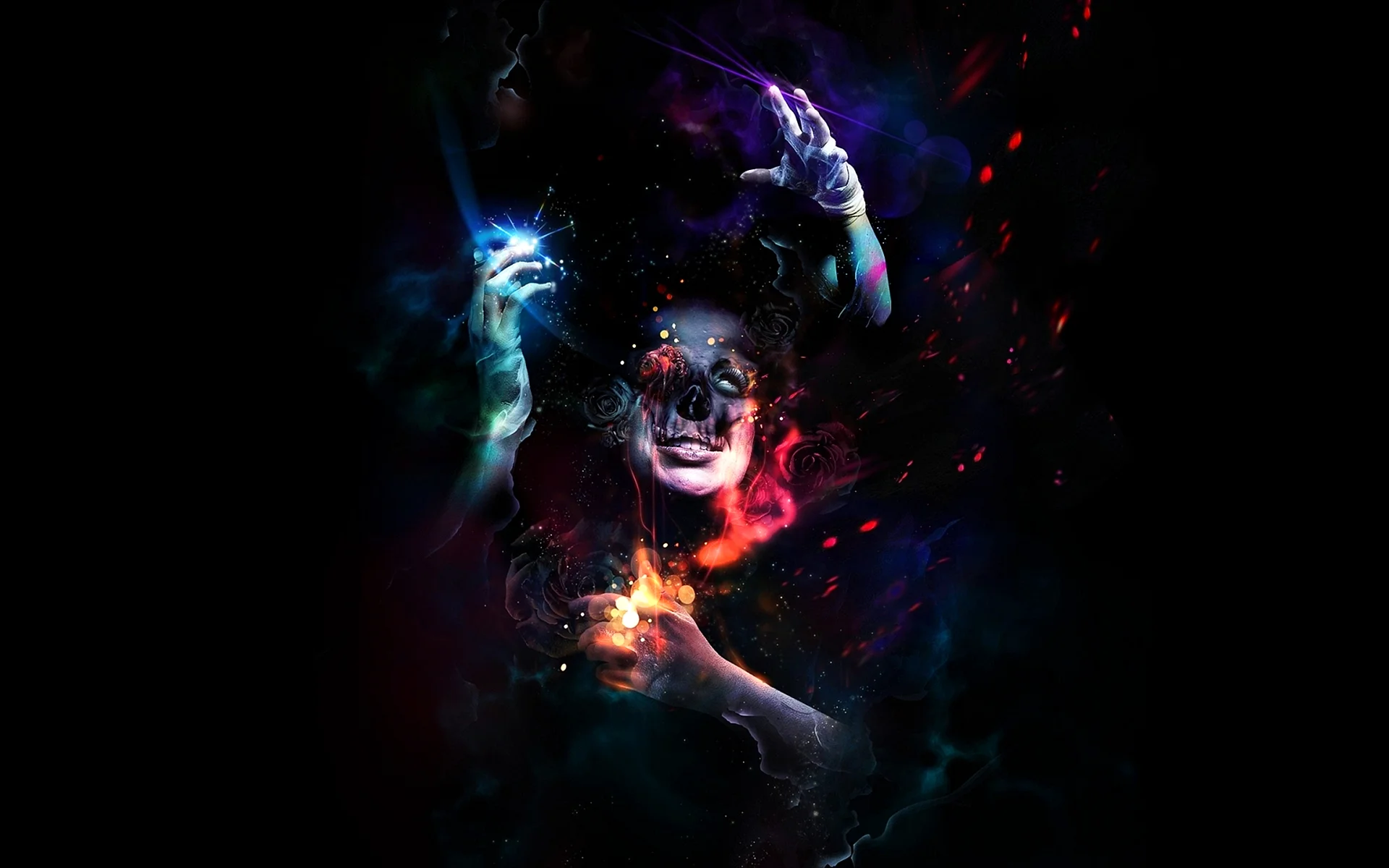 Psychedelic Dark Wallpaper