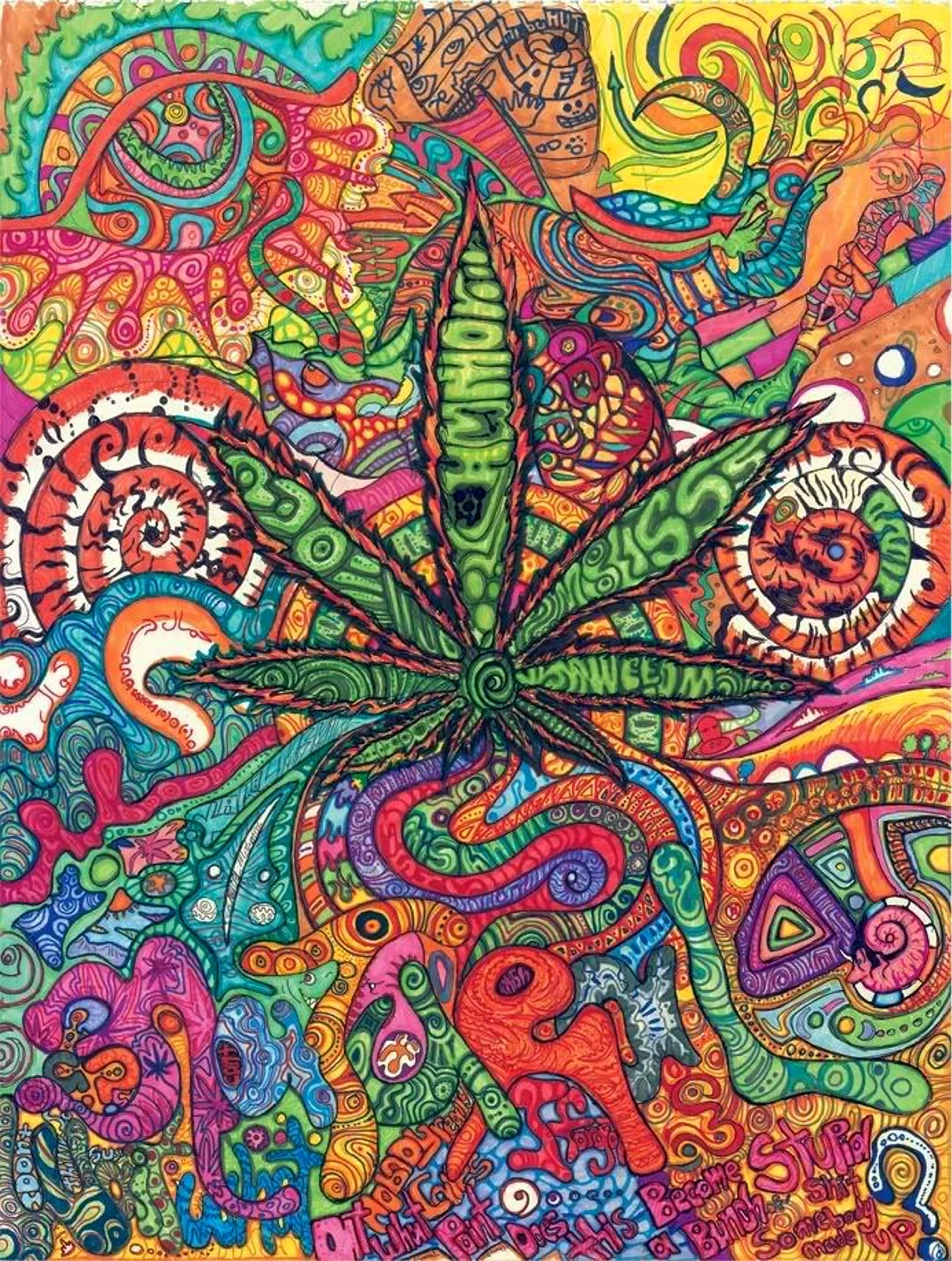 Psychedelic Stoner Wallpaper For iPhone