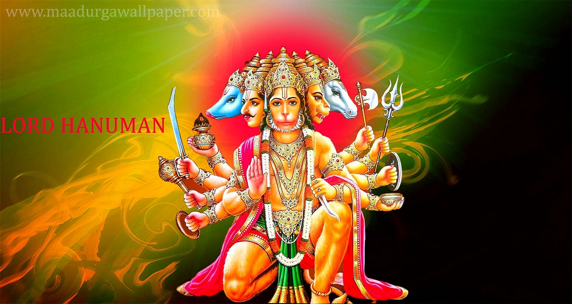 Punch Mukhi Hanuman Wallpaper