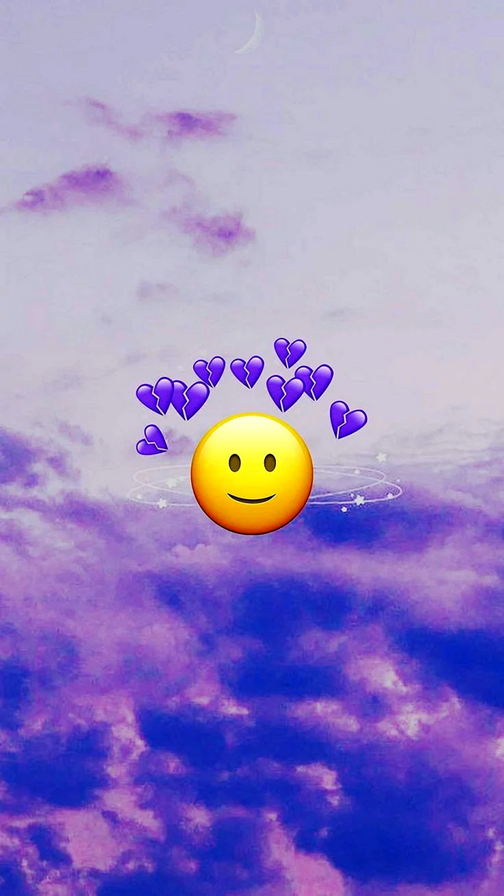 Purple Clouds Wallpaper For iPhone