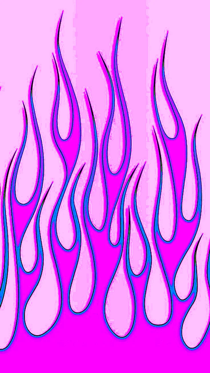 Purple Flame Wallpaper For iPhone
