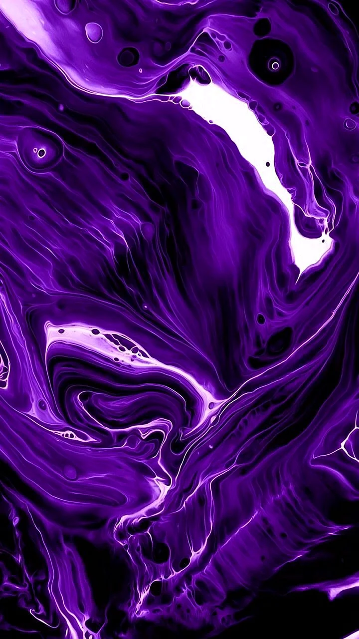 Purple Liquid Wallpaper For iPhone