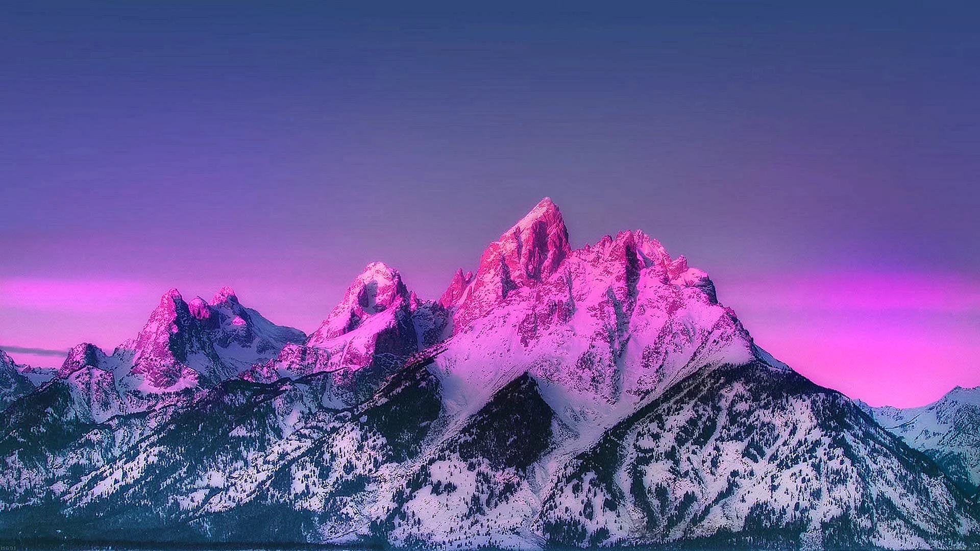 Purple Mountain Wallpaper