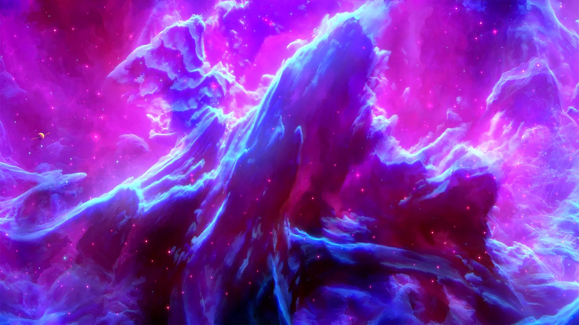Purple Nebula Wallpaper