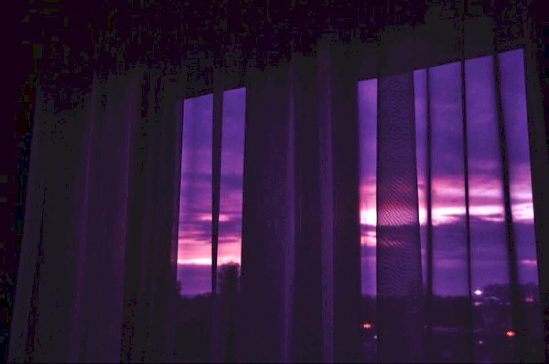 Purple Night Aesthetic Wallpaper
