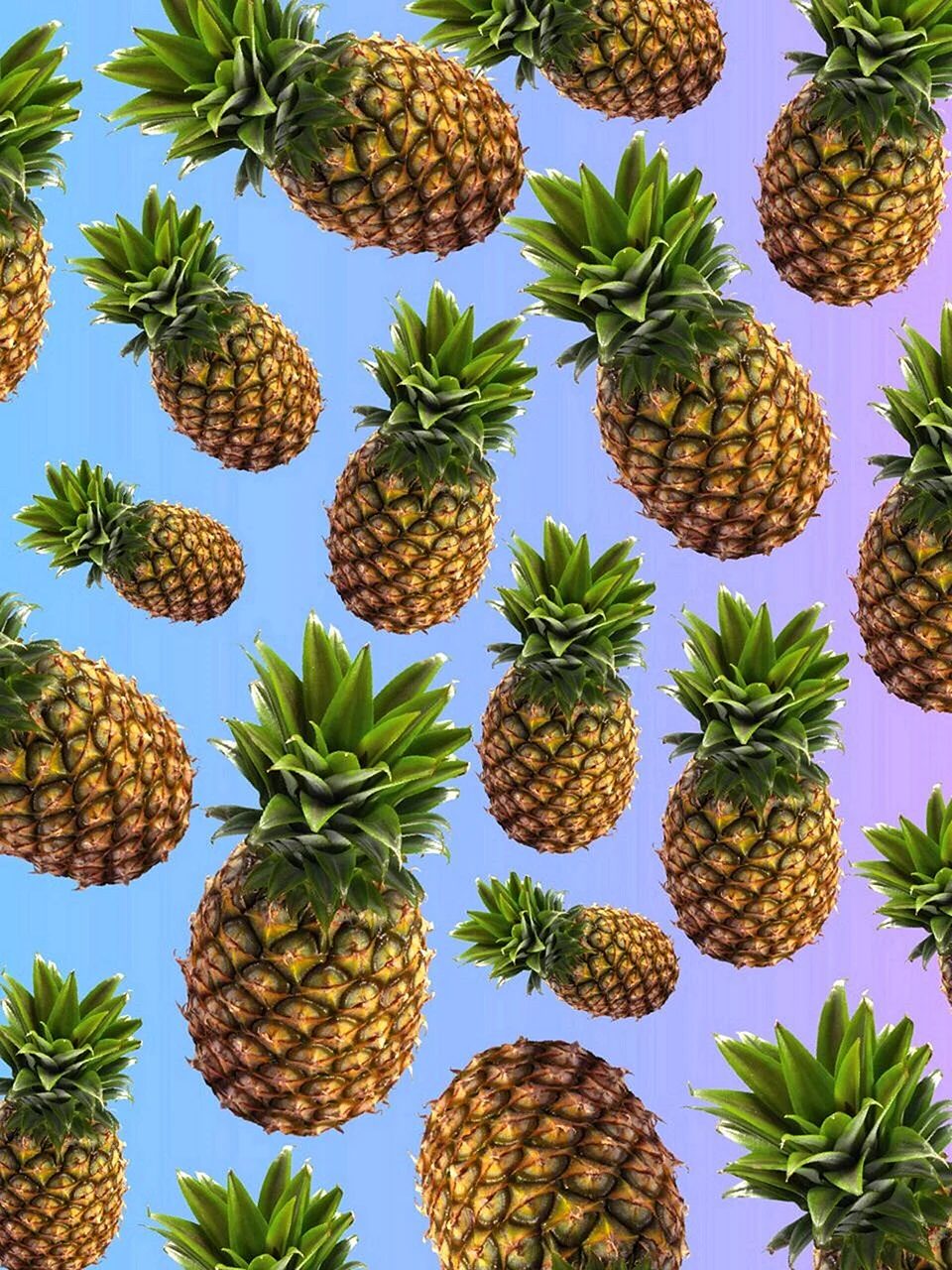 Purple Pineapple Wallpaper For iPhone