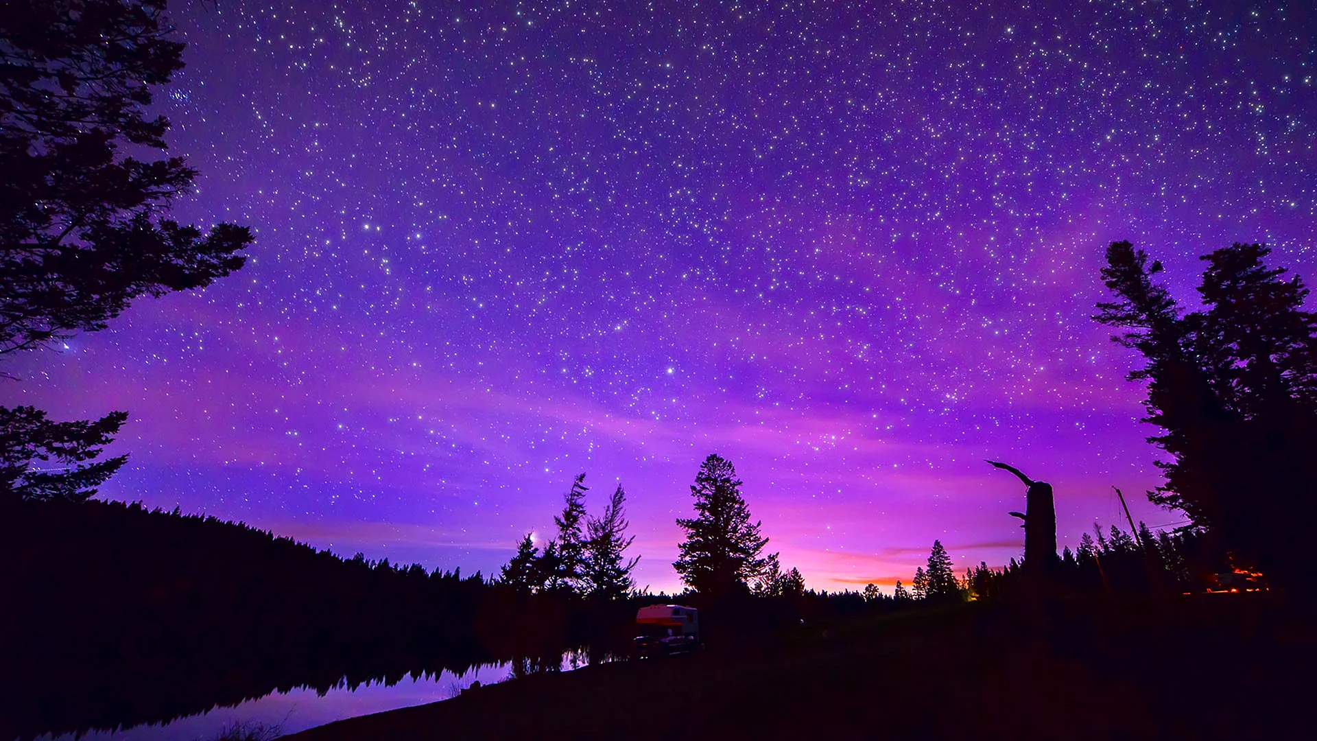 Purple Sky Wallpaper