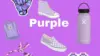 Purple Sticker Wallpaper For iPhone