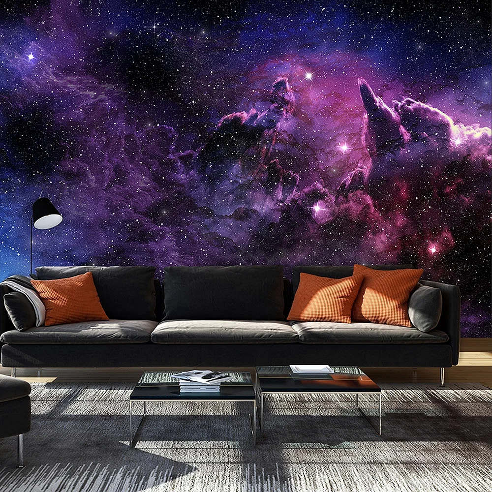 Purple Wall Mural Wallpaper