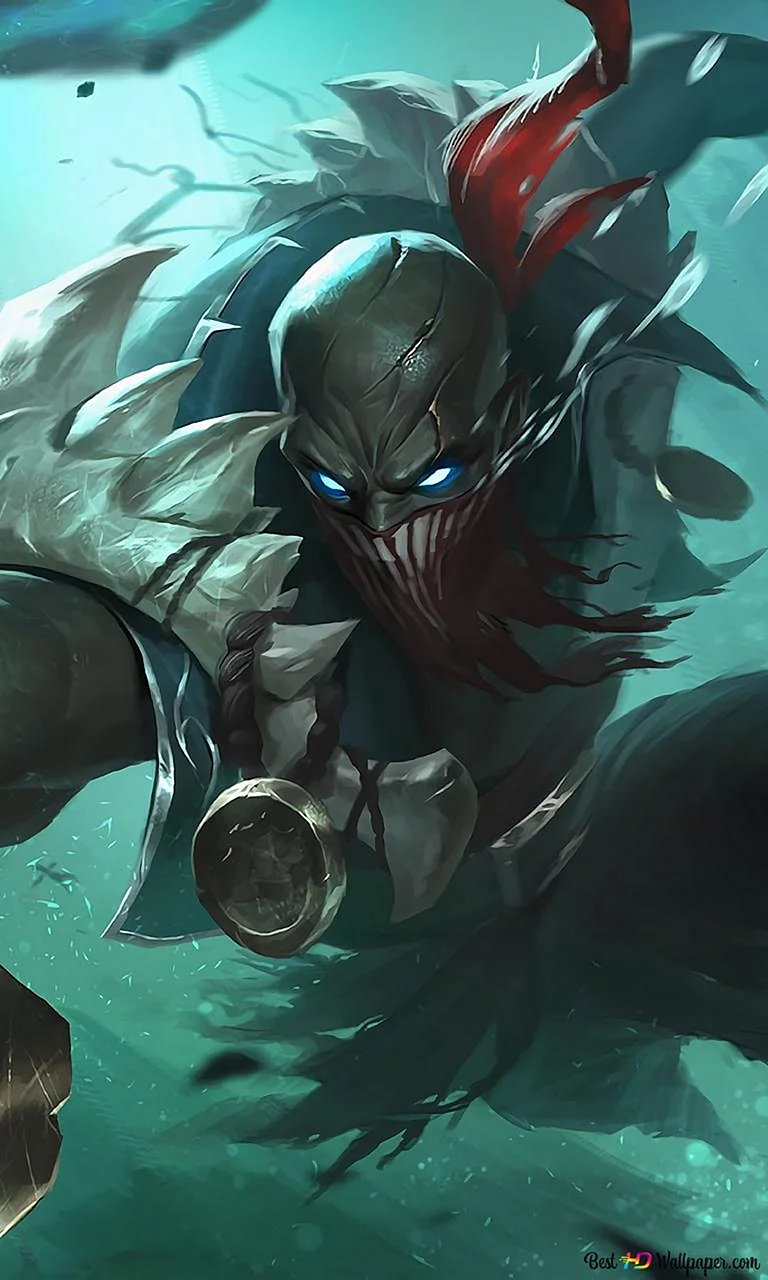 Pyke League Of Legends Wallpaper For iPhone