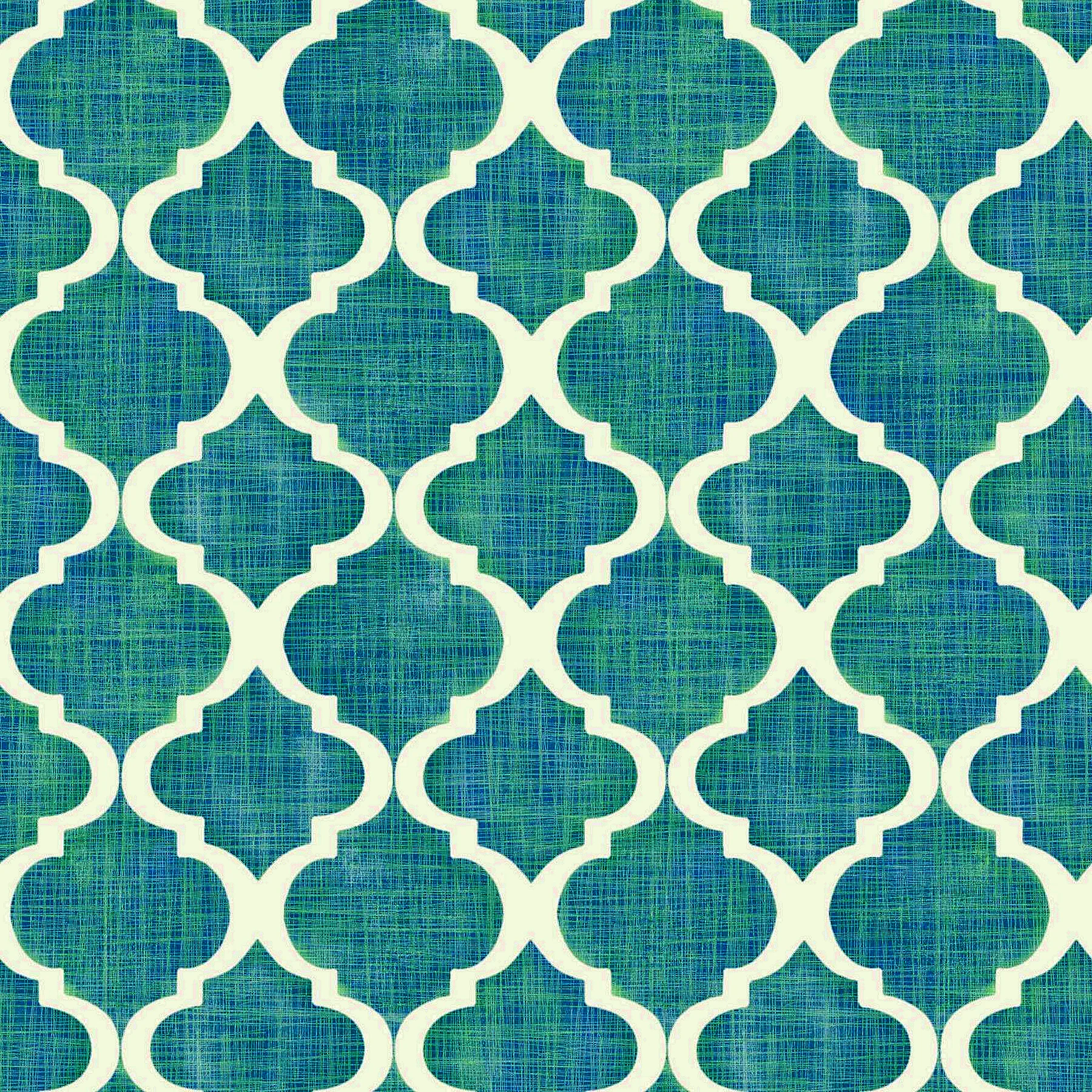Quatrefoil pattern Wallpaper