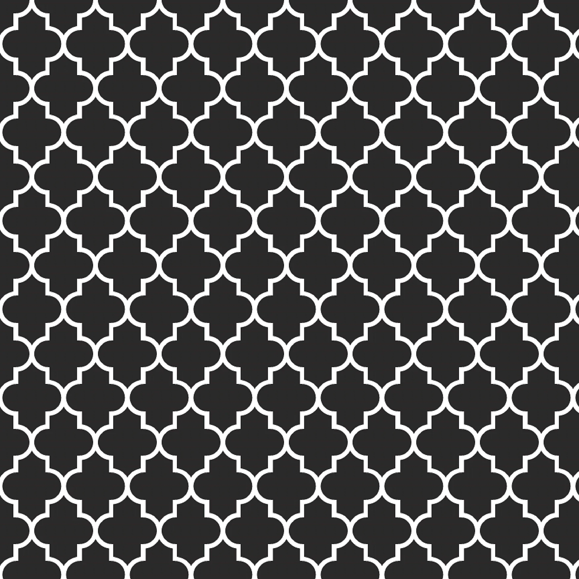 Quatrefoil Pattern Wallpaper